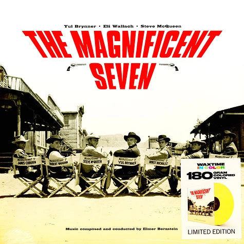 The Magnificent Seven ORIGINAL MOTION PICTURE SOUNDTRACK VINYL NOIR