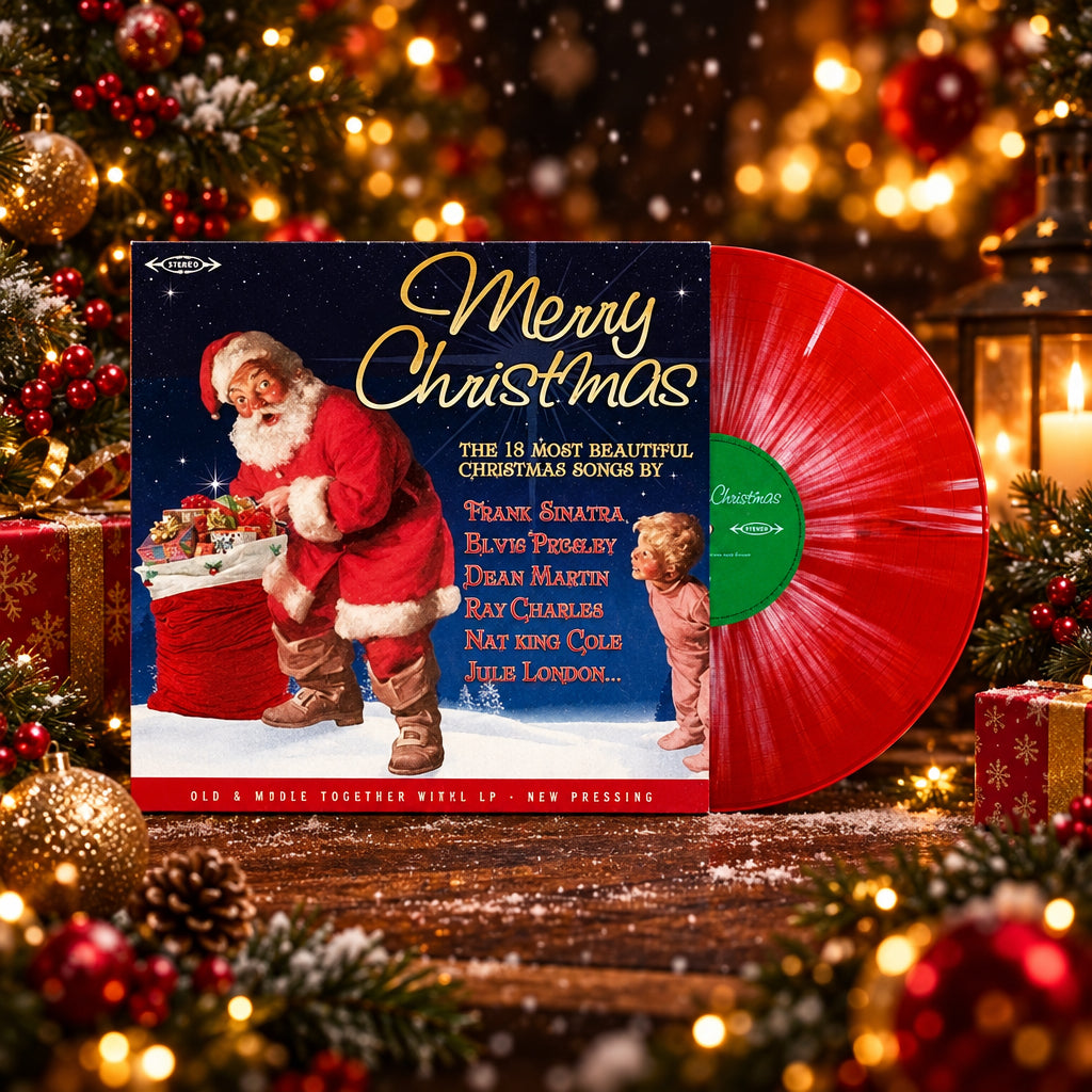 V/A MERRY CHRISTMAS RED & WHITE VINYL SPLATTER VINYL EDITION