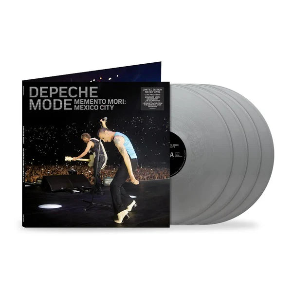 DEPECHE MODE LIVE IN MEXICO CITY -4 LP COLOR SILVER