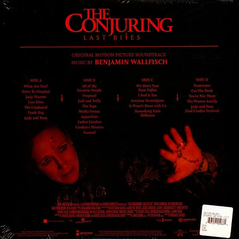 THE CONJURING:LAST RITES-VINYL SOUNDTRACK (INDIE EXCLUSIVE VERSION)