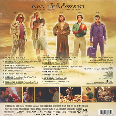 THE BIG LEBOWSKI IMPORT OST-BLACK VINYL