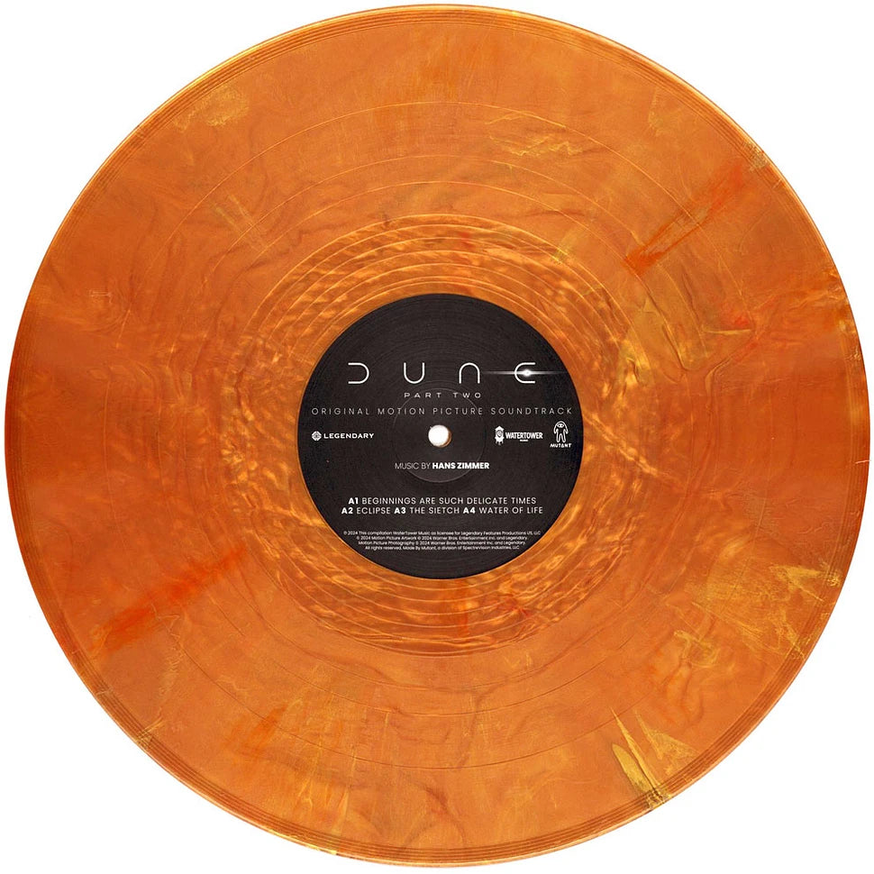 Dune: Part Two Arrakis edition- Vinyl Soundtrack-2 vinyles couleur