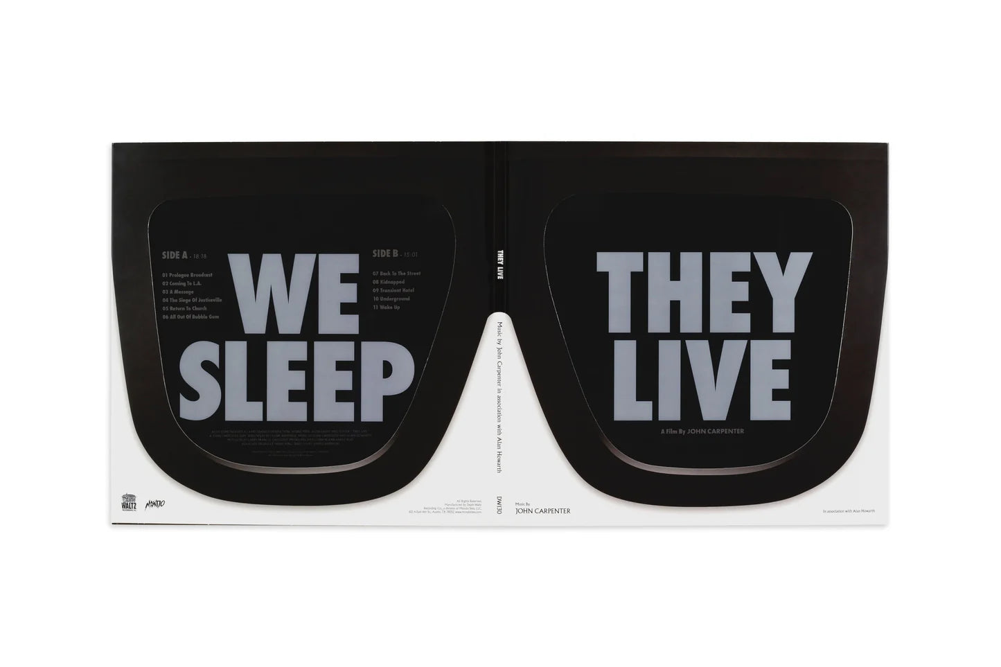 They Live (Black & White Galaxy Vinyl) soundtrack JOHN CARPENTER