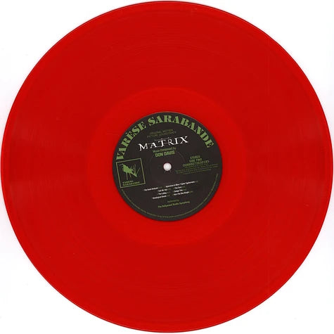 OST THE MATRIX 25th ANNIVERSARY EXPANDED- RUBY VINYL EDITION