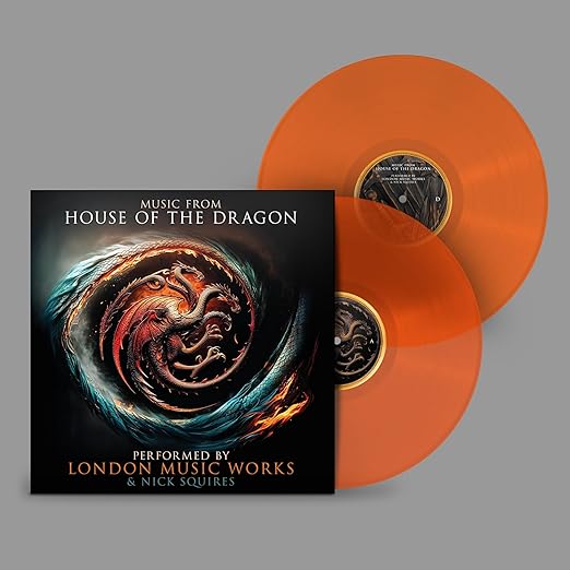 MUSIC FROM HOUSE OF THE DRAGON -RAMIN DJAWADI (ORANGE VINYL)