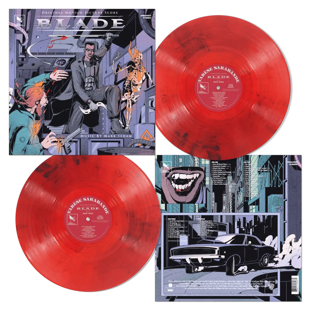 BLADE ORIGINAL MOTION PICTURE SOUNDTRACK 2 LP RUBY RED