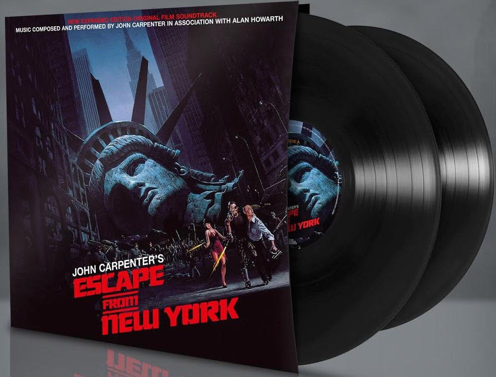 ESCAPE FROM NEW YORK JOHN CARPENTER-EXPANDED EDITION-2 LP BLACK