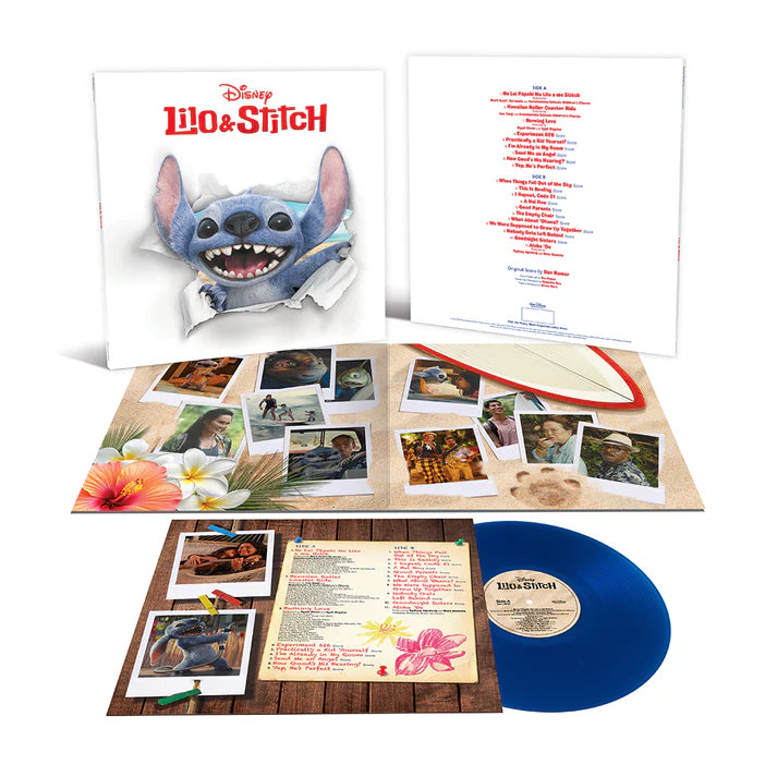 LILO AND STITCH LIVE ACTION ORIGINAL SOUNDTRACK-VARIOUS DAN ROMER VINYL BLEU