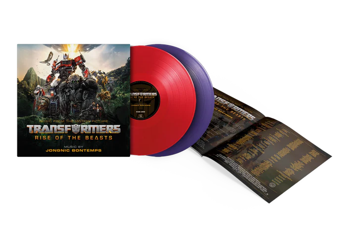 Transformers: Rise Of The Beasts 2 vinyles rouge et violet