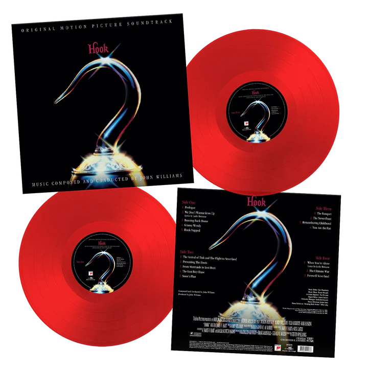 HOOK 2 VINYLES COLLECTOR RED JOHN WILLIAMS