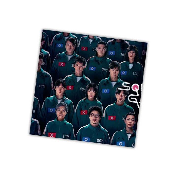 SQUID GAME -VINYL SOUNDTRACK 2LP BLACK AND PINK