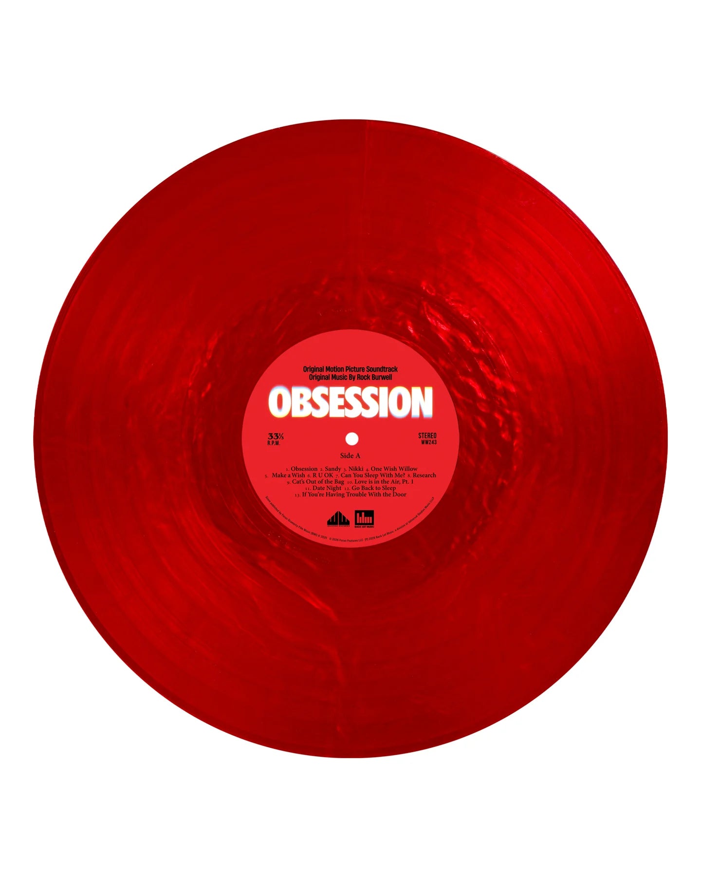 OBSESSION-PEARLESCENT RED COLOR VINYL