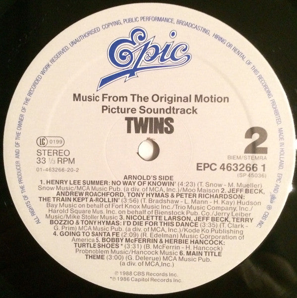 OCCASION:TWINS ORIGINAL MOTION PICTURE SOUNDTRACK VINYL