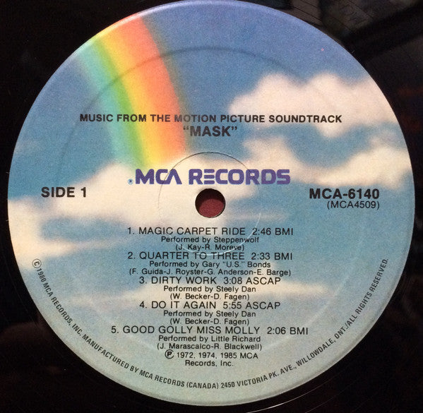 OCCASION:MASK ORIGINAL MOTION PICTURE SOUNDTRACK VINYL