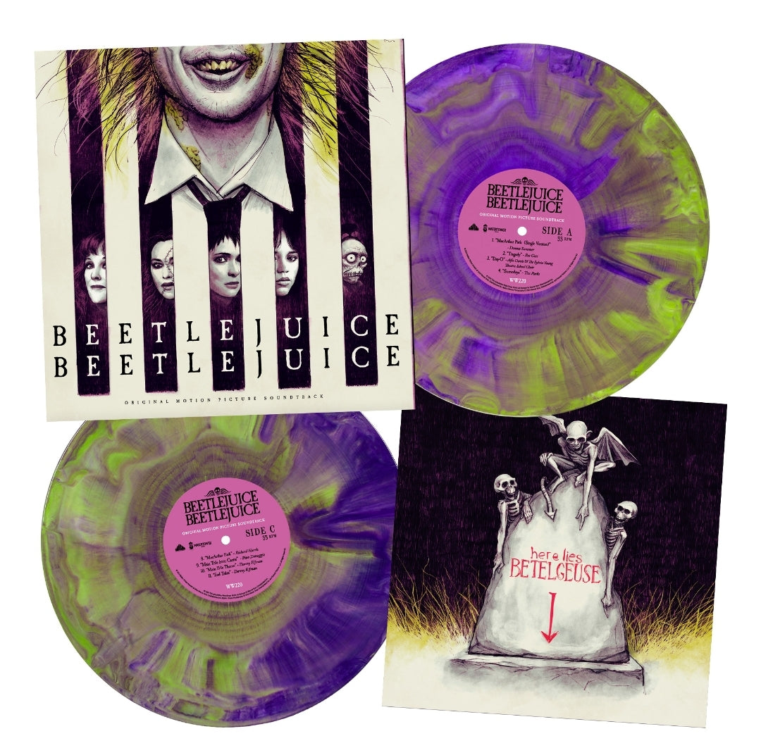Beetlejuice Beetlejuice -2LP WAXWORK COLOR LIME ET PURPLE