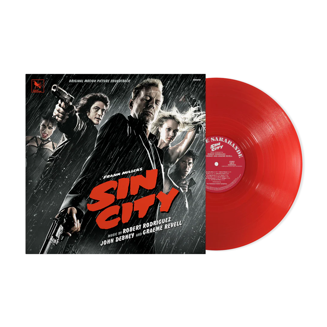 SIN CITY BLOOD RED LP-Graeme Revell, John Debney, & Robert Rodriguez
