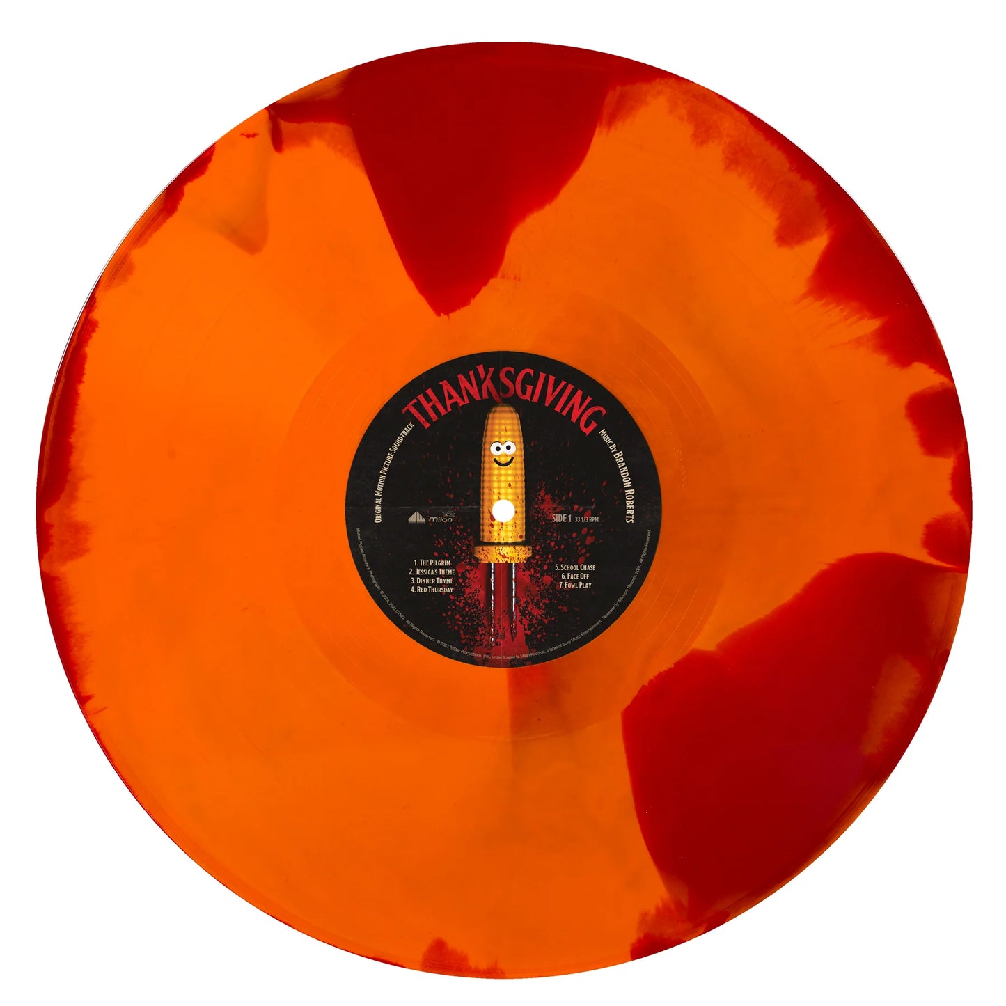 THANKSGIVING WAXWORK VINYL PUMPKIN PIE & BLOOD SWIRL COLOR
