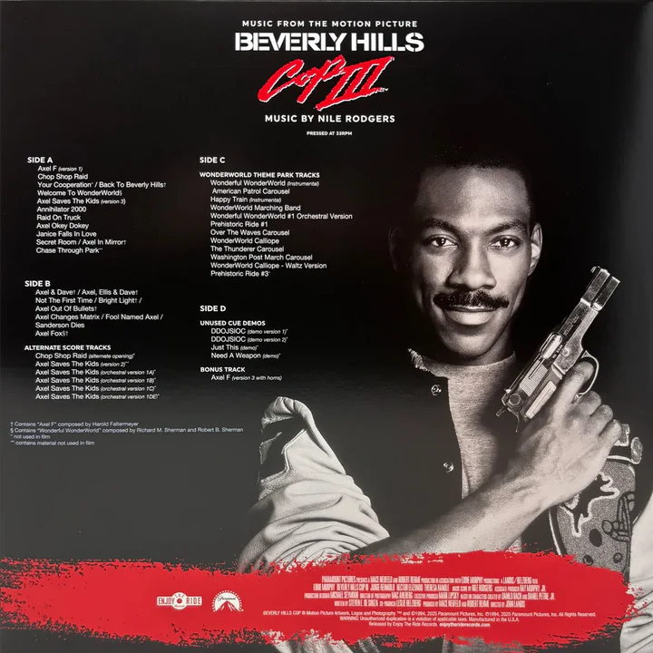BEVERLY HILLS COP 3-INTERNATIONAL EXCLUSIVE VINYL