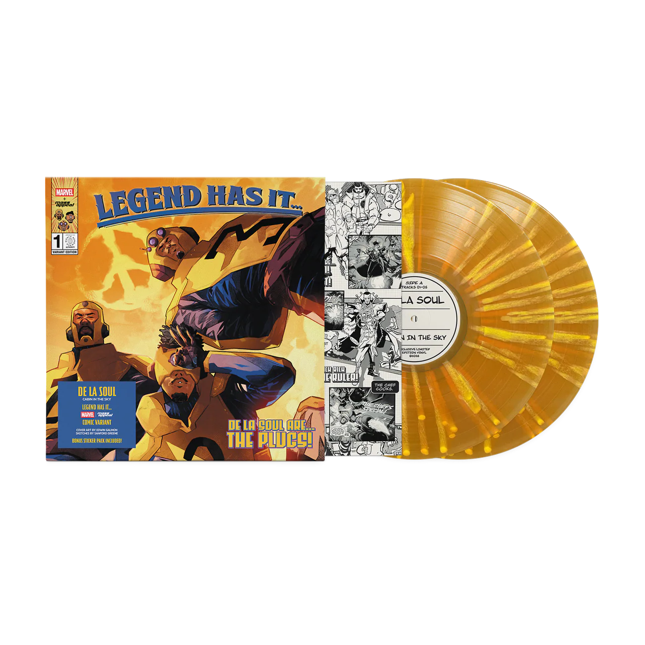 DE LA SOUL-CABIN IN THE SKY (MARVEL VARIANT EDITION)-2LP