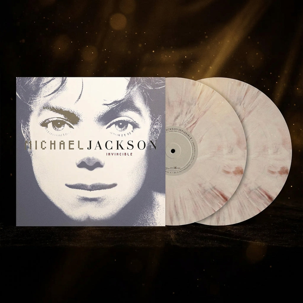 INVINCIBLE-MICHAEL JACKSON-COLLECTOR STONE GREY MARBLE VINYL