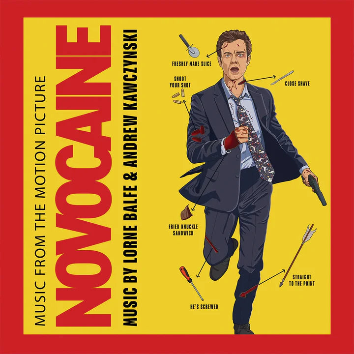 PRECO -NOVOCAINE VINYL SOUNDTRACK RED AND YELLOW