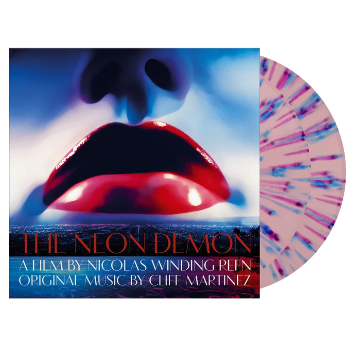 NEON DEMON BANDE ORIGINALE VINYL SPLATTER ROSE BLEU VIOLET