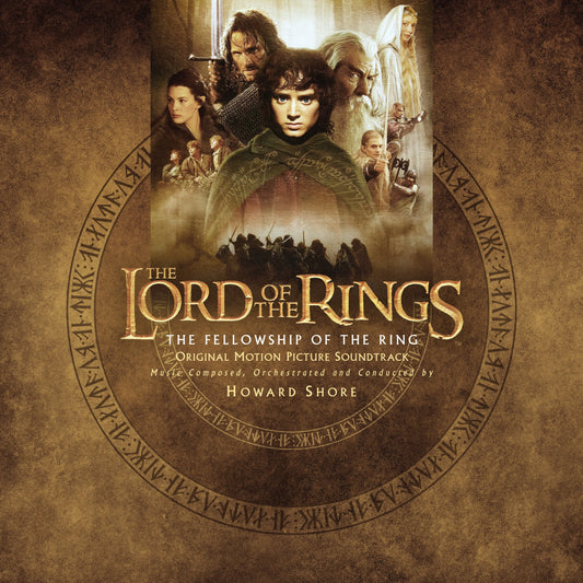 OST LORD OF THE RINGS FELLOWSHIP OF THE RING PALANTIR CLEAR VINYL