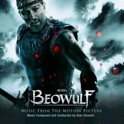 VINYL BEOWULF SOUNDTRACK-1 LP SILVER RED SPLATTER