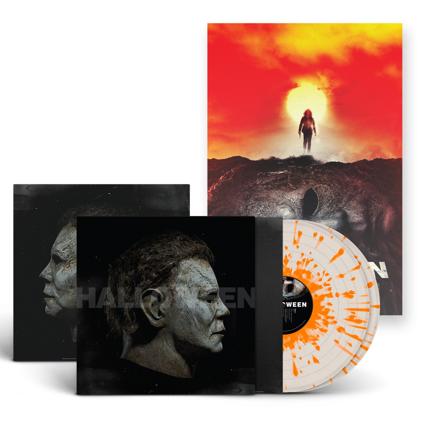 HALLOWEEN EXPANDED 2025 ART EDITION VINYL BLANC SPLATTER ORANGE