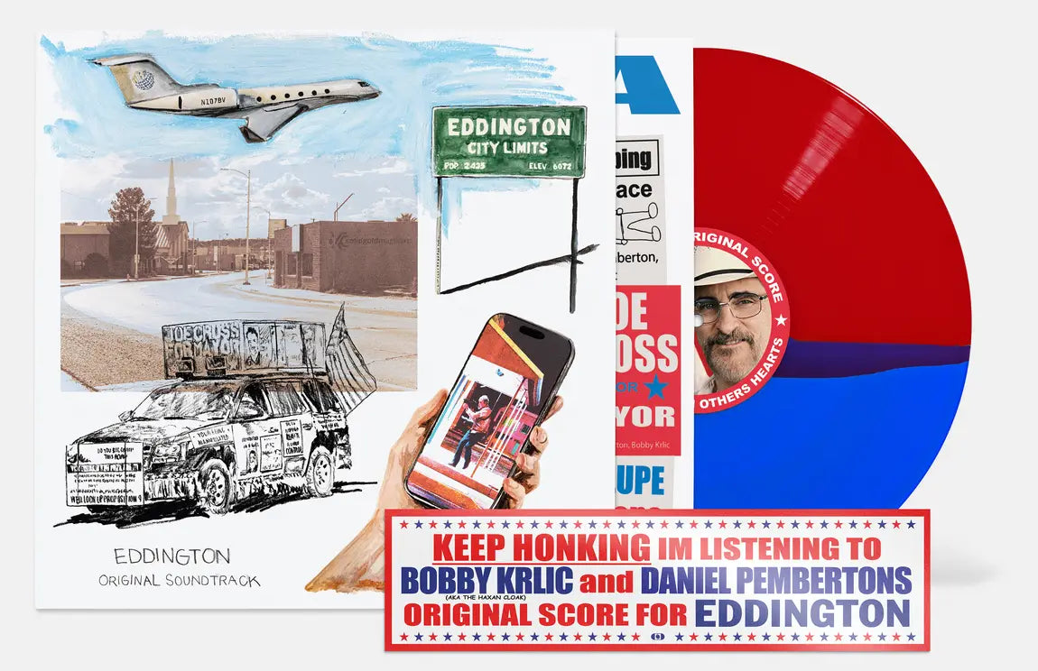 EDDIGTON ORIGINAL MOTION PICTURE SOUNDTRACK-VINYL RED BLUE SPLIT VINYL