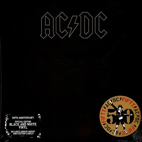 AC/DC Back In Black 50th Anniversary -Black Marbled Vinyl collector Edition