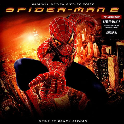 Spider-Man 2 (Original Motion Picture Score) 20ème Anniversaire VINYL NOIR