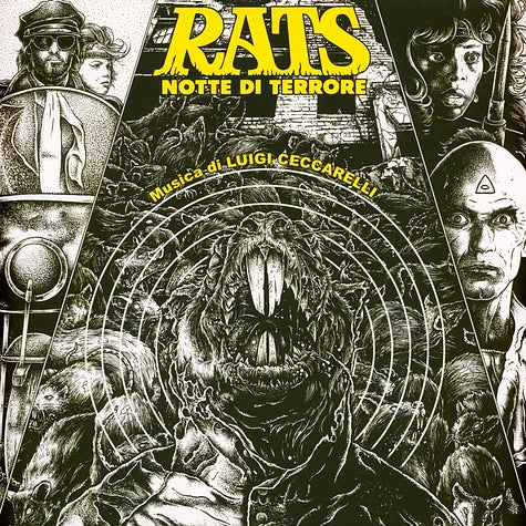 RATS NOTTE DI TERRORE-LUIGI CECCARELLI -WHITE CLEAR VINYL