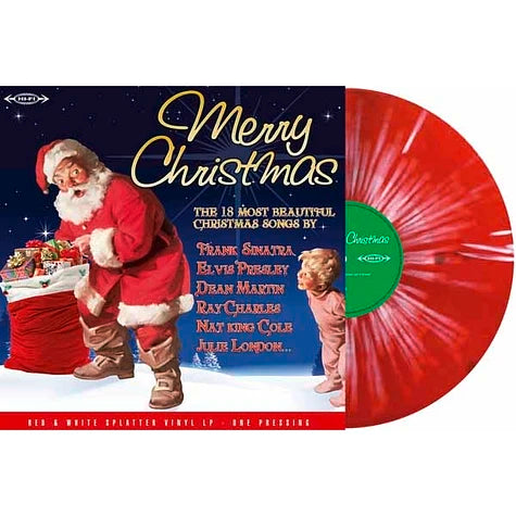V/A MERRY CHRISTMAS RED & WHITE VINYL SPLATTER VINYL EDITION