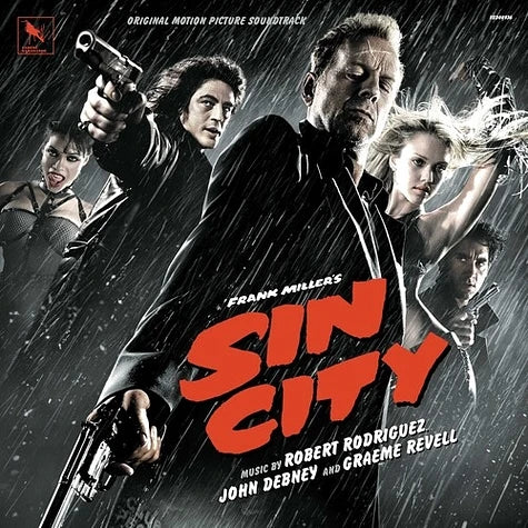 SIN CITY BLOOD RED LP-Graeme Revell, John Debney, & Robert Rodriguez