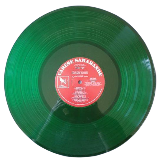THE FLY ORIGINAL MOTION PICTURE SOUNDTRACK 1 LP GREEN