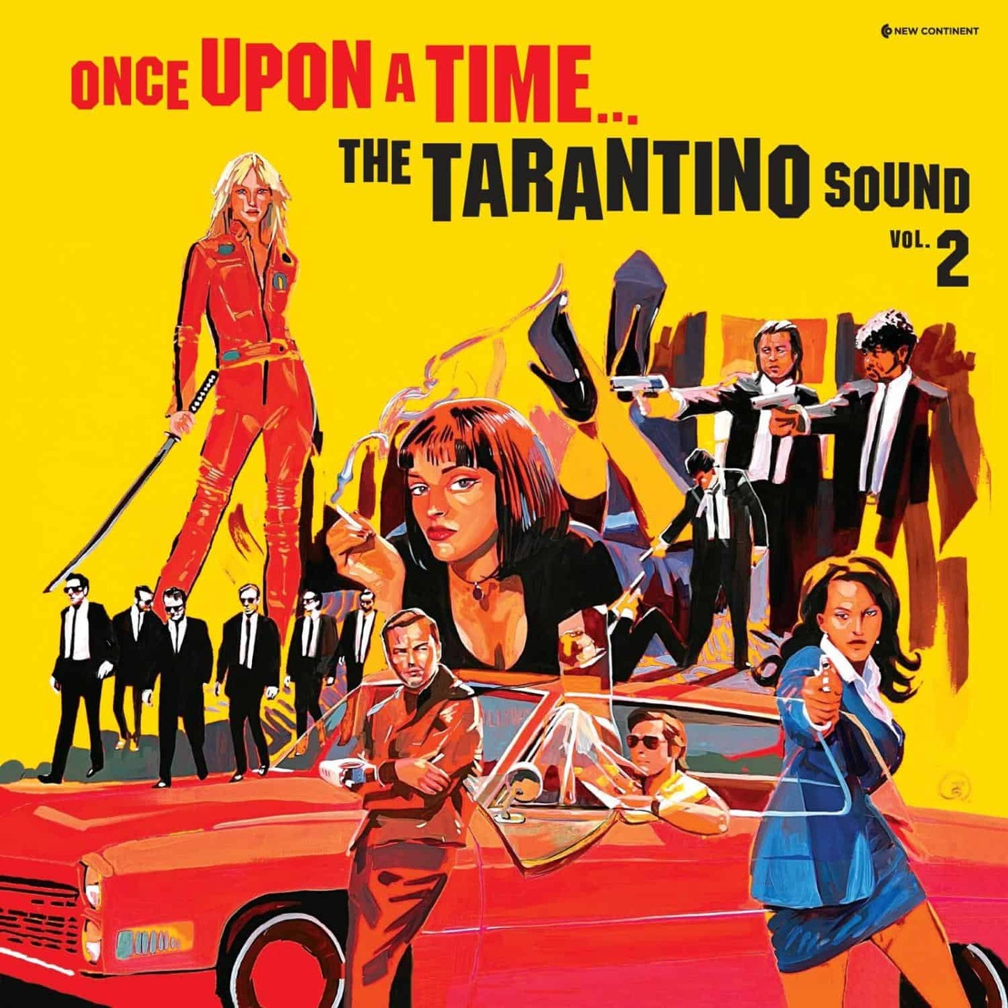 ONCE UPON A TIME....THE TARANTINO SOUND VOLUME 2-YELLOW VINYL