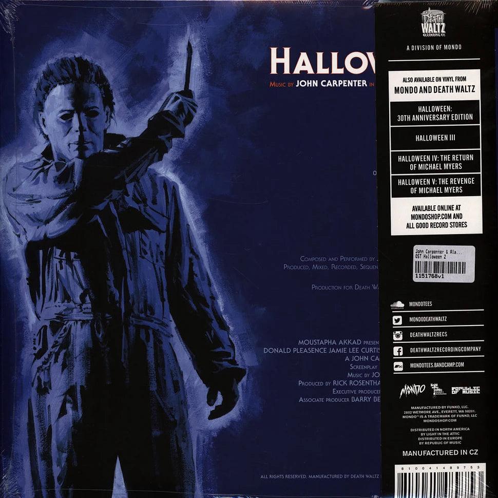 HALLOWEEN 2-VINYL SOUNDTRACK-JOHN CARPENTER