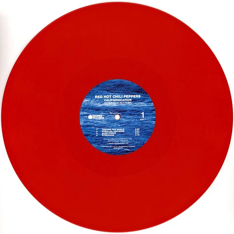 Red Hot Chili Peppers Californication Red & Ocean Blue Vinyl Edition