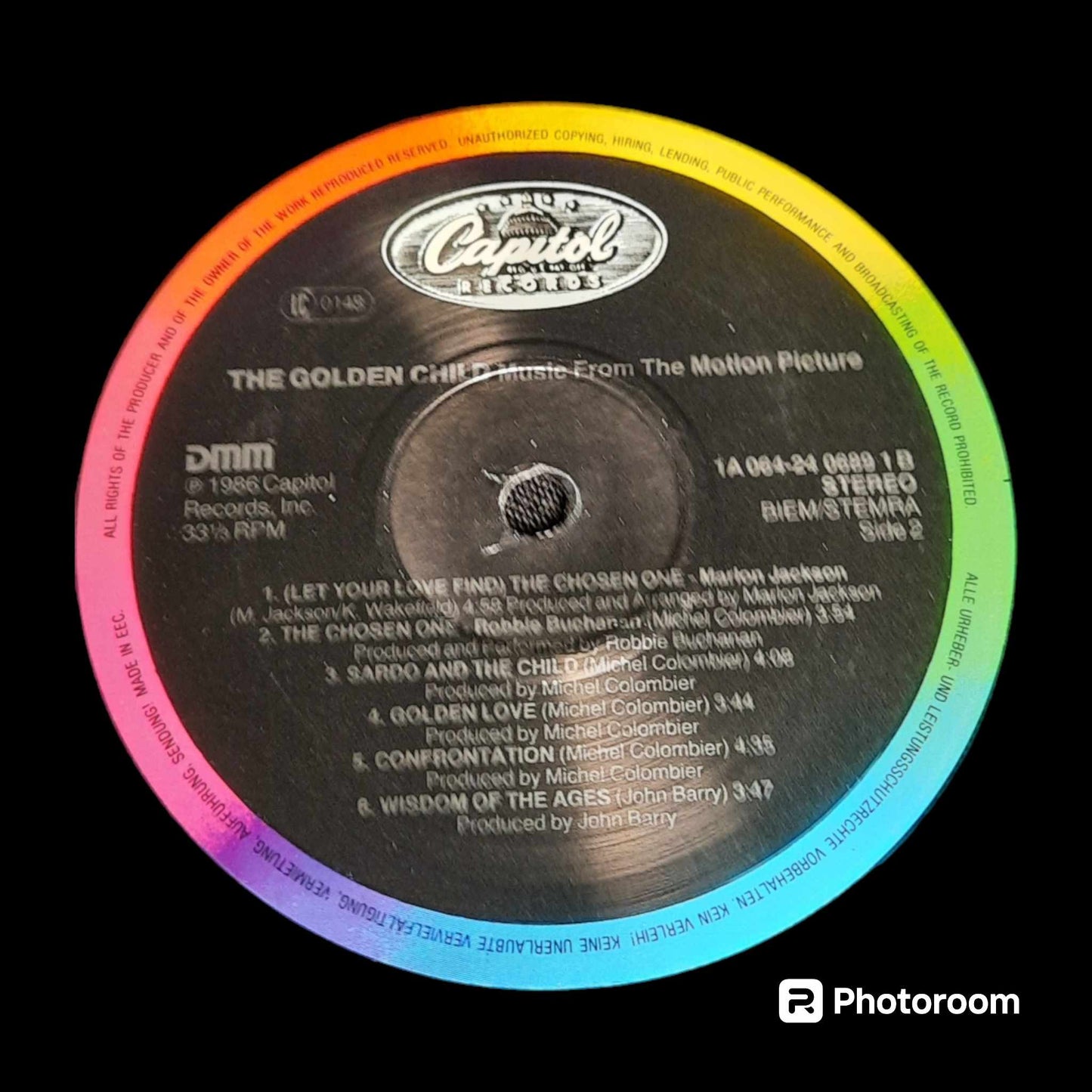 THE GOLDEN CHILD-ORIGINAL MOTION PICTURE SOUNDTRACK