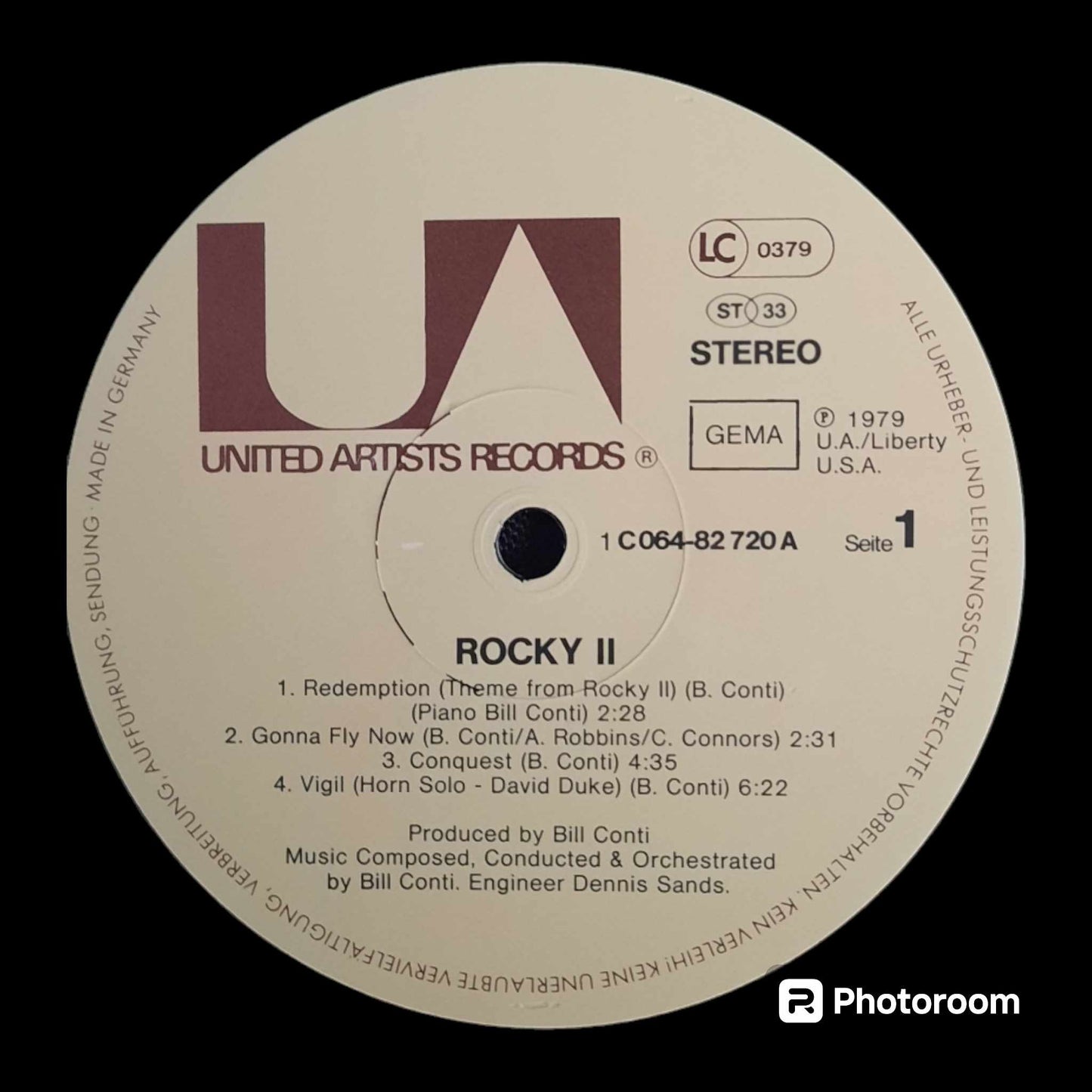 OCCASION VINYL OG  ROCKY 2 SCELLE