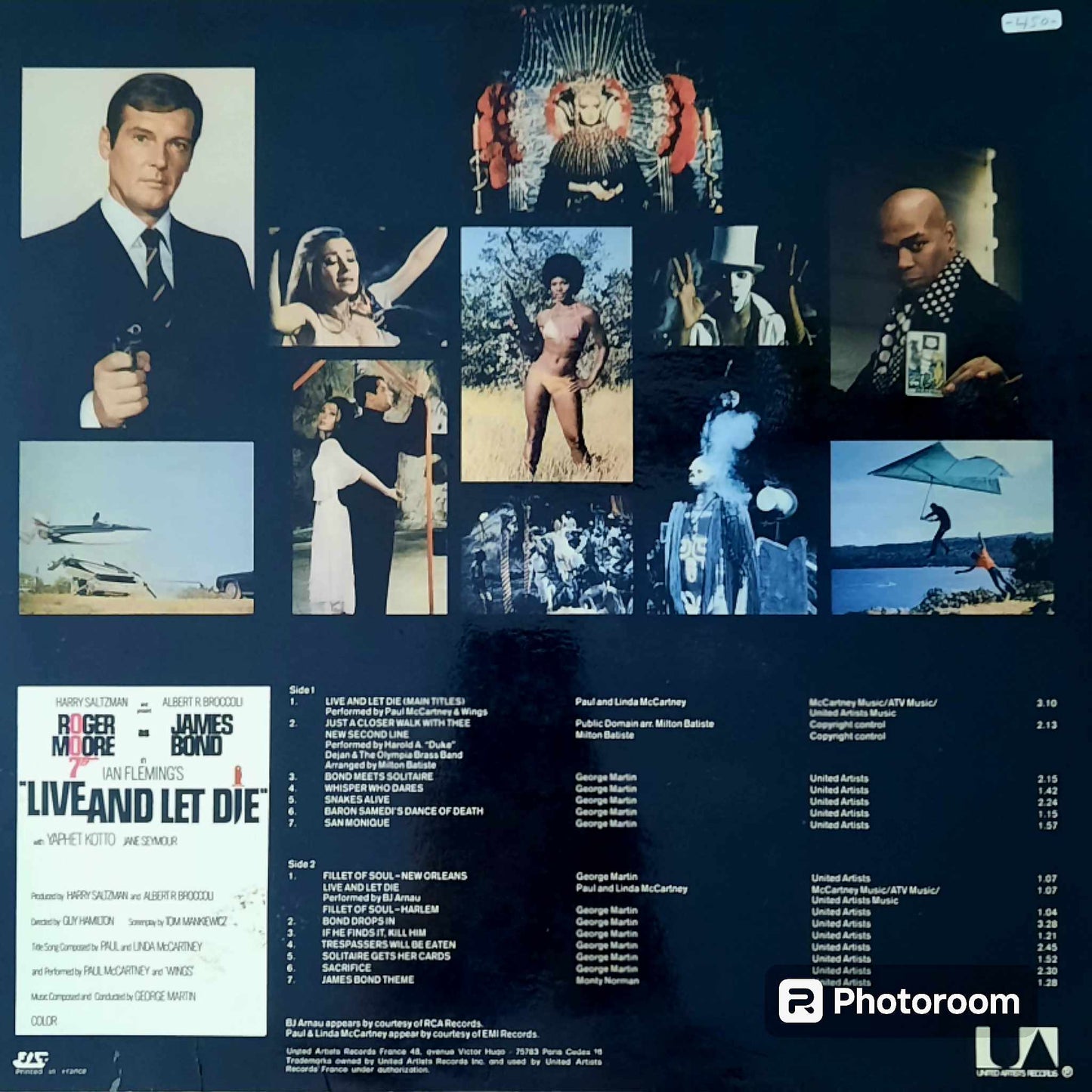 OCCASION-OG-SOUNDTRACK-VIVRE ET LAISSER MOURIR-1LP