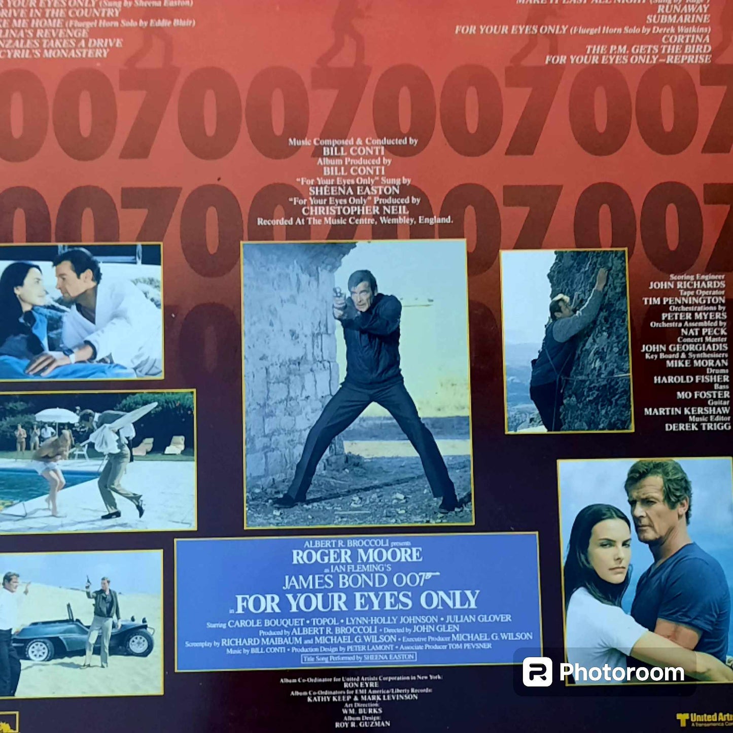 OCCASION-OG-SOUNDTRACK-FOR YOUR EYES ONLY-1 Vinyl