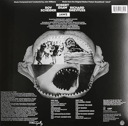 JAWS-1LP-VINYL-ORIGINAL MOTION PICTURE