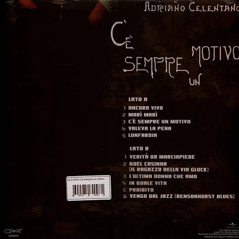 CE SEMPRE UN MOTIVO-ADRIANO CELLENTANO-VINYL OPAQUE