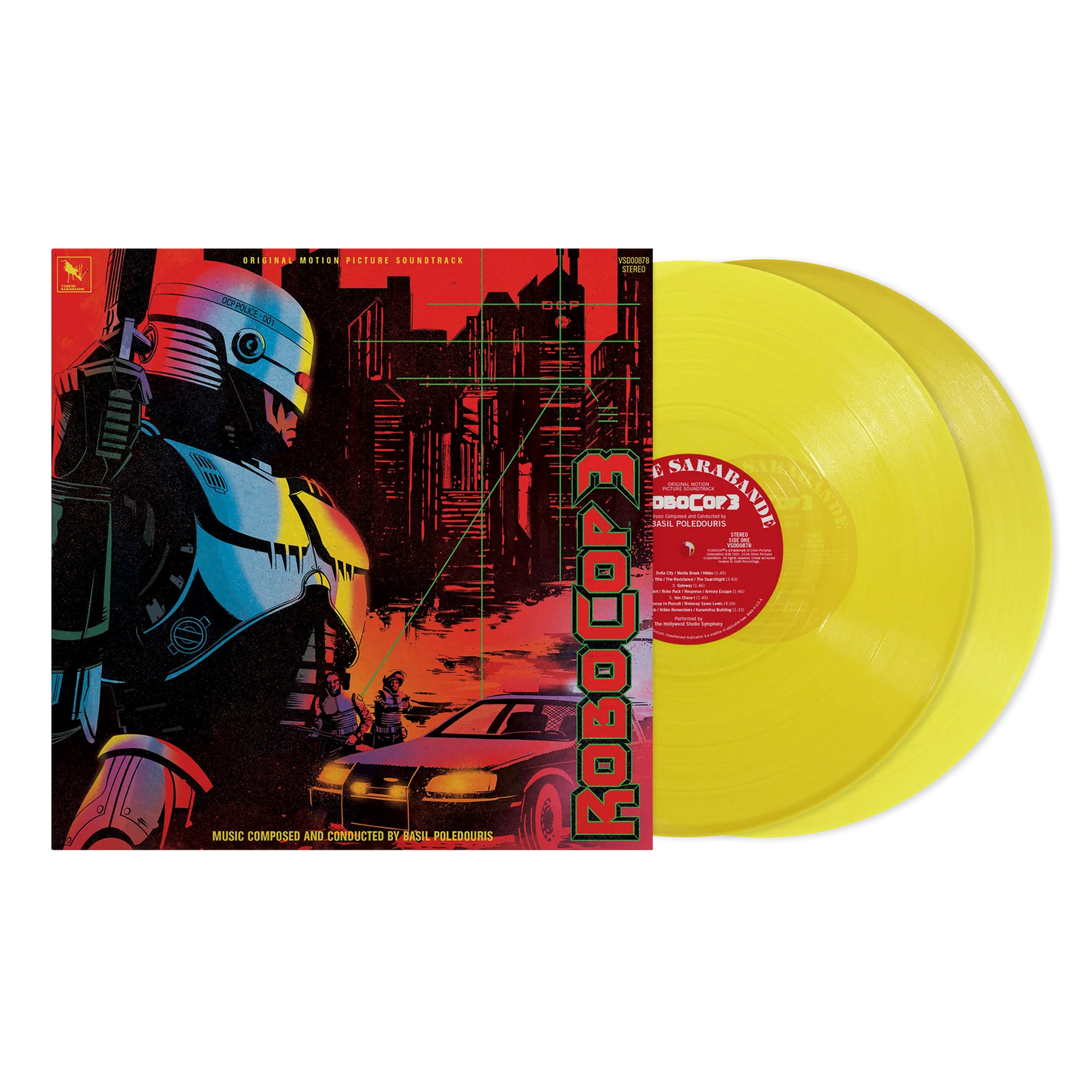 PRECO RoboCop 3: The Deluxe Edition (“Delta City” Yellow 2-LP)