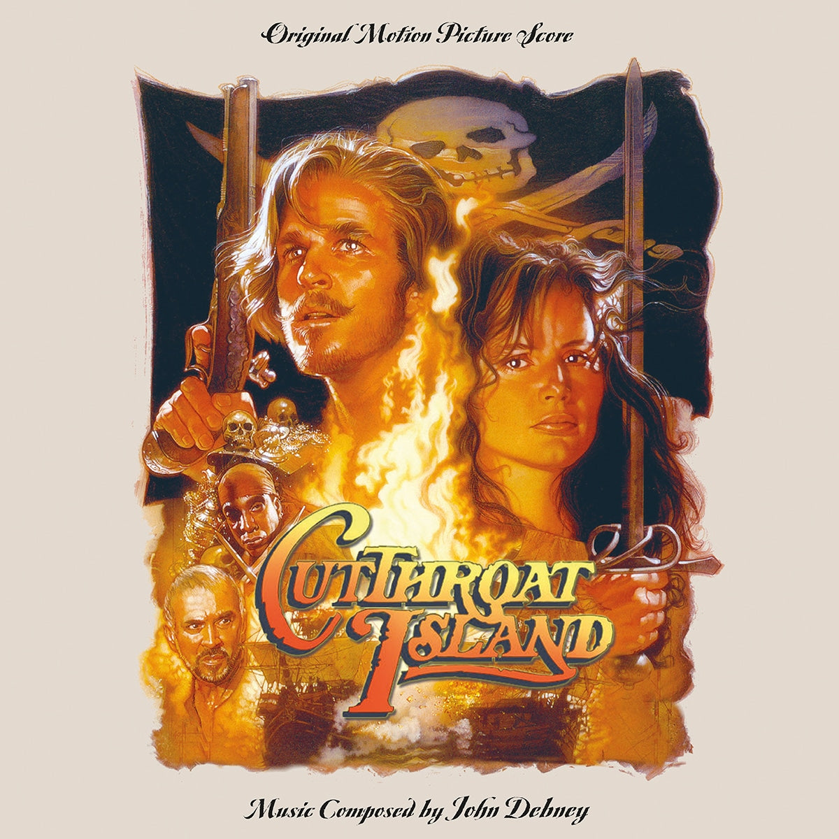 OCCASION CUTTHROAT ISLAND- JOHN DEBNEY 2 VINYLES NOIR