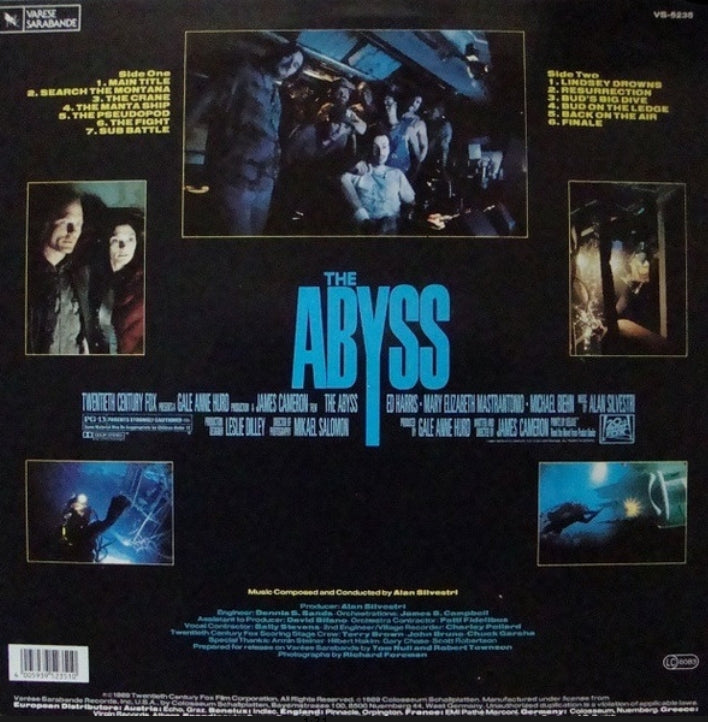 THE ABYSS-ORIGINAL MOTION PICTURE SOUNDTRACK-VINYL PRESSAGE ORIGINAL