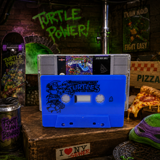 CASSETTE TEENAGE MUTANT NINJA TURTLES:LET'S KICK SHELL