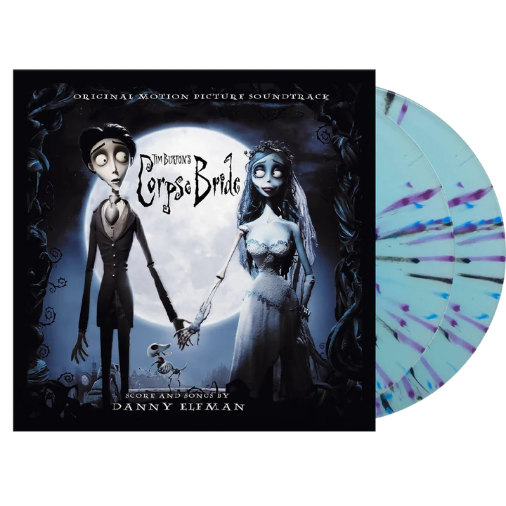CORPSE BRIDE (BLUE MOON PURPLE AND BLACK GHOST SPLATTER)